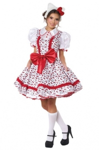 Hello Kitty Classic Party Dress Adult Costume
