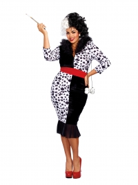 Dalmatian Diva Plus Size Adult Costume