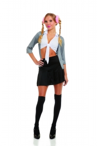 Pop Schoolgirl Adult Costume