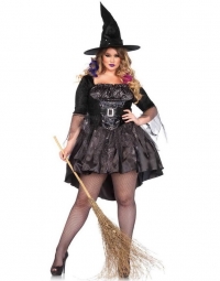 Black Magic Mistress Plus Size Adult Costume
