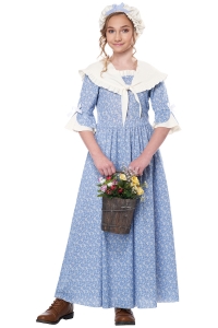 Colonial Village Girl Kids Costume