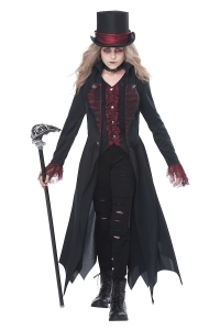 Gothic Vampiress Kids Costume