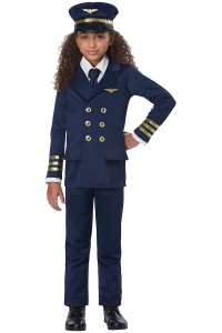 Airplane Pilot Kids Costume