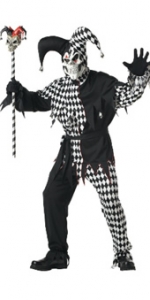 Evil Jester Adult  Costume