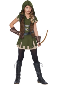 Miss Robin Hood Kids Costume