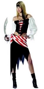 Ruby Pirate Beauty Teen Costume