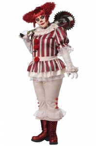 Sadistic Clown Plus Size Adult Costume