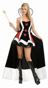 Enchanted Queen of Hearts Adult Costume