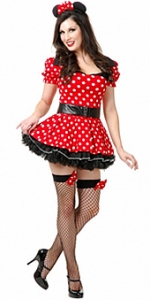 Miss Mouse Pin Up Adult Costume