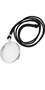 Monocle Silver with Clear Lens