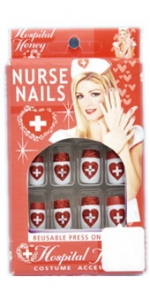 Sexy Nurse Fancy Nails