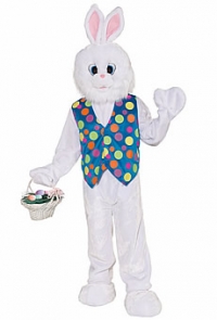Funny Bunny Plush Adult Costume