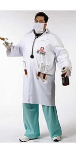 Dr. Shots Plus Size Adult Costume