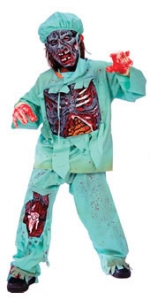 Zombie Doctor Kids Costume