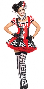 Harlequin Clown Adult Costume