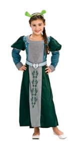 Deluxe Shrek Princess Fiona Kids Costume