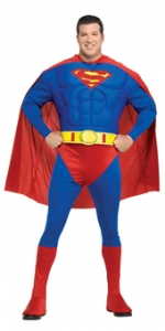 Superman Muscle Chest Plus Size Costume