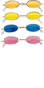 Oval Colored Glasses
