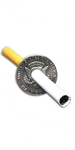 Cigarette-thru-Quarter