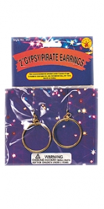 Pirate / Gypsy 2 Inch Clip-on Earrings