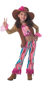 Guitar Groovy Barbie Kids Costume