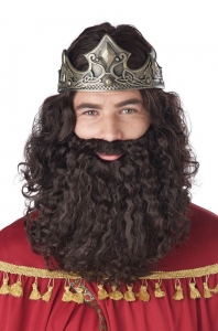 Biblical King Wig/Beard Set