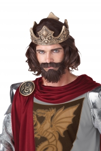 Medieval King Wig Set