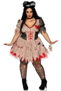 Deadly Voodoo Doll Plus Size Adult Costume