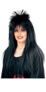 Deluxe Sorceress Black Wig