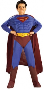 Superman Returns Deluxe Muscle Chest Kids Costume
