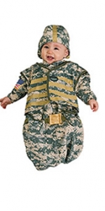 Solider Bunting Newborn Costume