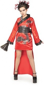 Dragon Lady Teen Costume (Red)