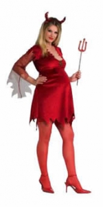 Devil Lady Mommy to Be Adult Costume