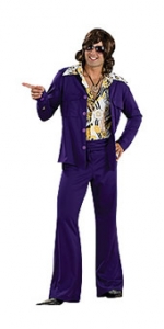 Leisure Suit- Purple Adult Costume
