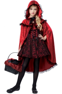 Deluxe Red Riding Hood Kids Costume