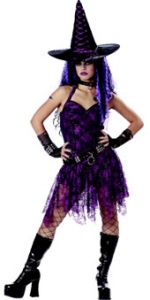 Goth Rockin' Witch Adult Costume