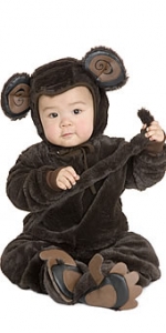Plush Monkey Micro Fiber Toddler Costume