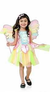 Rainbow Princess Fairy Kids Costume