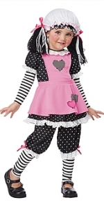 Rag Dolly Toddler Costume