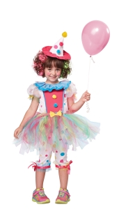 Rainbow Clown Toddler Costume