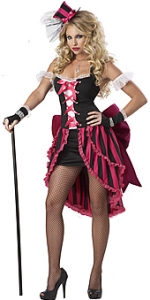 Parisian Showgirl Adult Costume