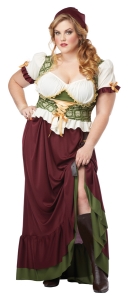 Adult Renaissance Wench Plus Size Costume