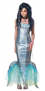 Pearl Swirl Mermaid Tween Costume