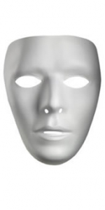 Blank Mask Male White