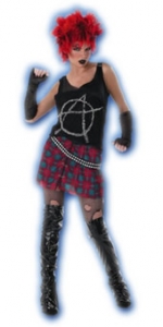 Rebelia The Punk Rocker Adult Costume