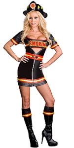 Smokin' Hot Fire Fighter Sexy Adult Costume