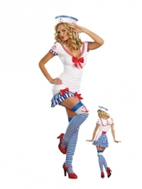 Sailor Pin-Up Sexy Adult Costume
