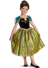 Princess Anna Coronation Deluxe Kids Costume