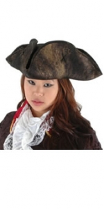 Black Caribbean Pirate Hat