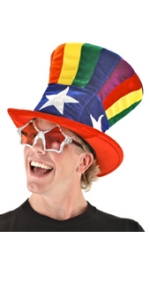 Uncle Sam Rainbow Hat